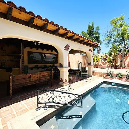 Unique Spanish Hacienda House With Pool Vintage 1948 European Antiques Ethnic Art